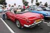 une jolie MGB anglaise jusqu'au volant